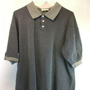 Barry Bricken Men's Green Diamond Polo Shirt XL